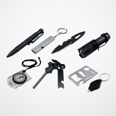 Tactical Survival Tool Set 9 In 1 image