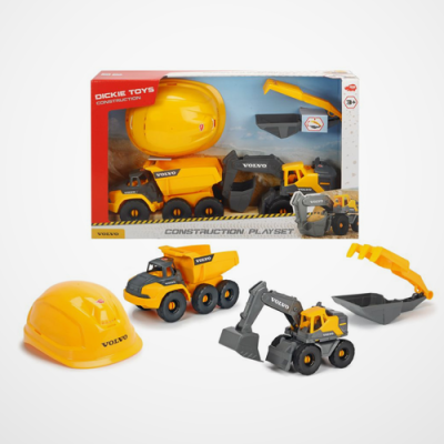 Dickie Volvo Construction Play Set image