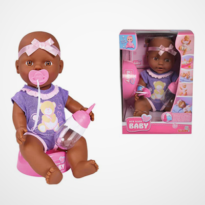 New Born Baby Care Ethnic Doll 30cm image