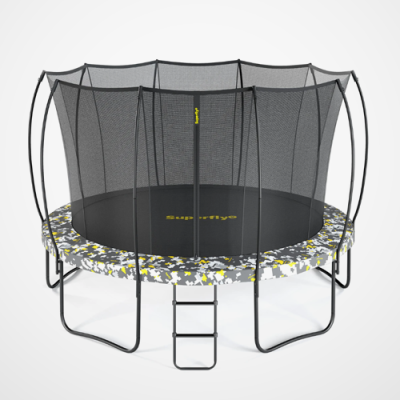 Superfly 10ft Trampoline With Safety Enclosure And Ladder image